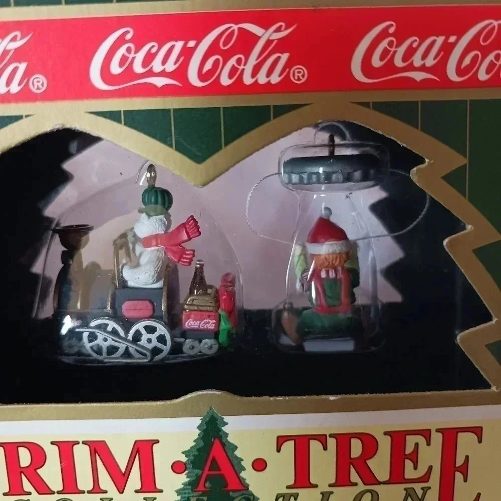 Collectible cocacola lot of 9 pcs christmas  ornaments
